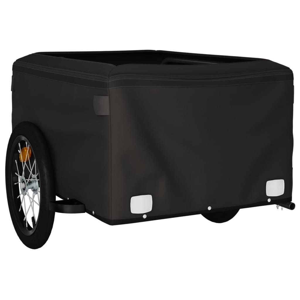 Fahrradanhänger Schwarz Und 45 Kg Eisen