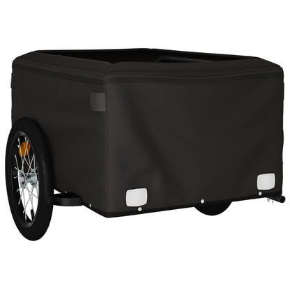 Fahrradanhänger Schwarz Und 45 Kg Eisen