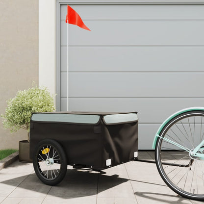 Fahrradanhänger Schwarz Und 45 Kg Eisen