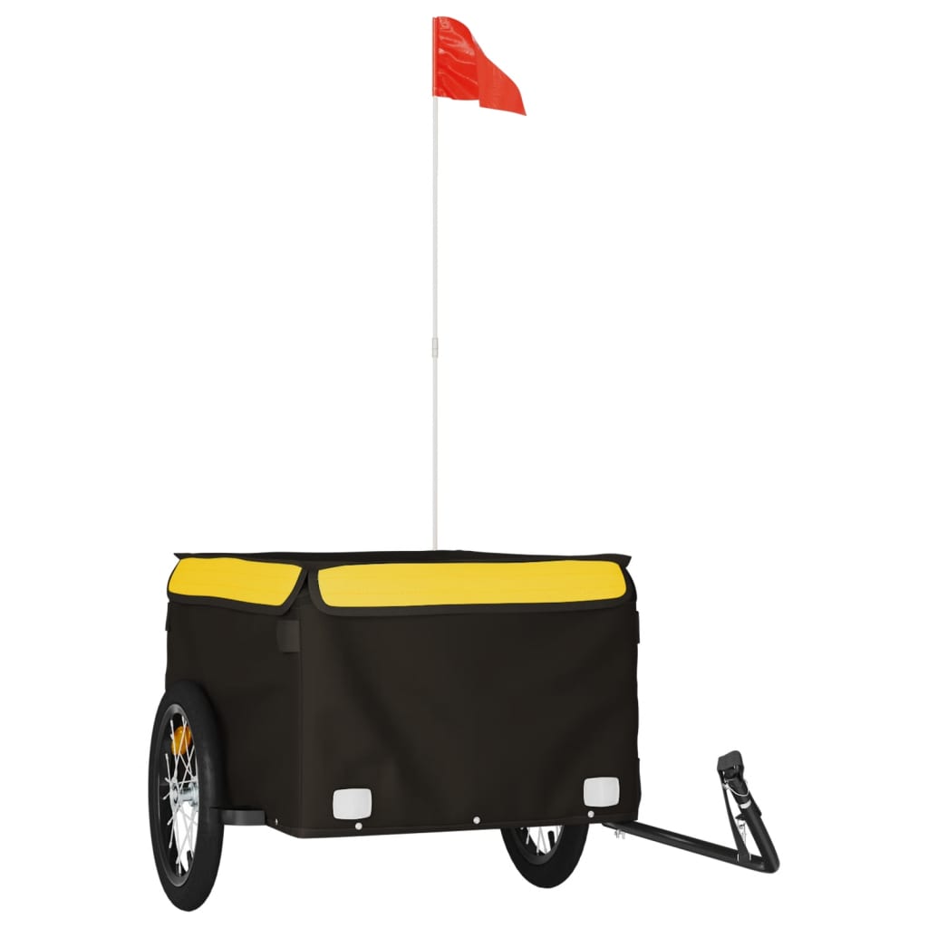 Fahrradanhänger Schwarz Und 45 Kg Eisen