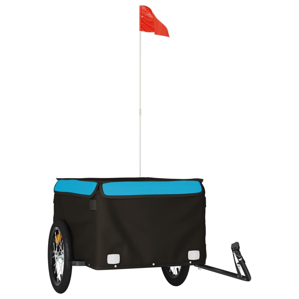 Fahrradanhänger Schwarz Und 45 Kg Eisen