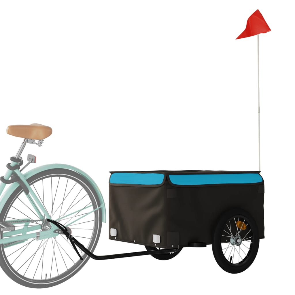 Fahrradanhänger Schwarz Und 45 Kg Eisen