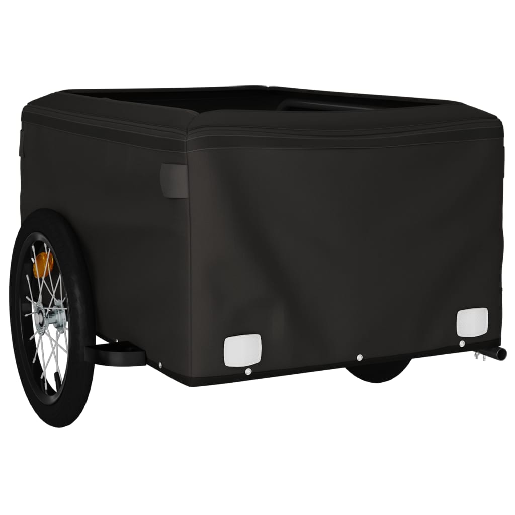 Fahrradanhänger Schwarz Und 45 Kg Eisen