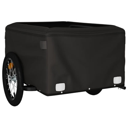 Fahrradanhänger Schwarz Und 45 Kg Eisen