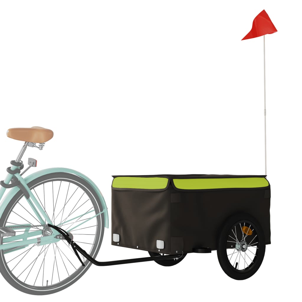 Fahrradanhänger Schwarz Und 45 Kg Eisen