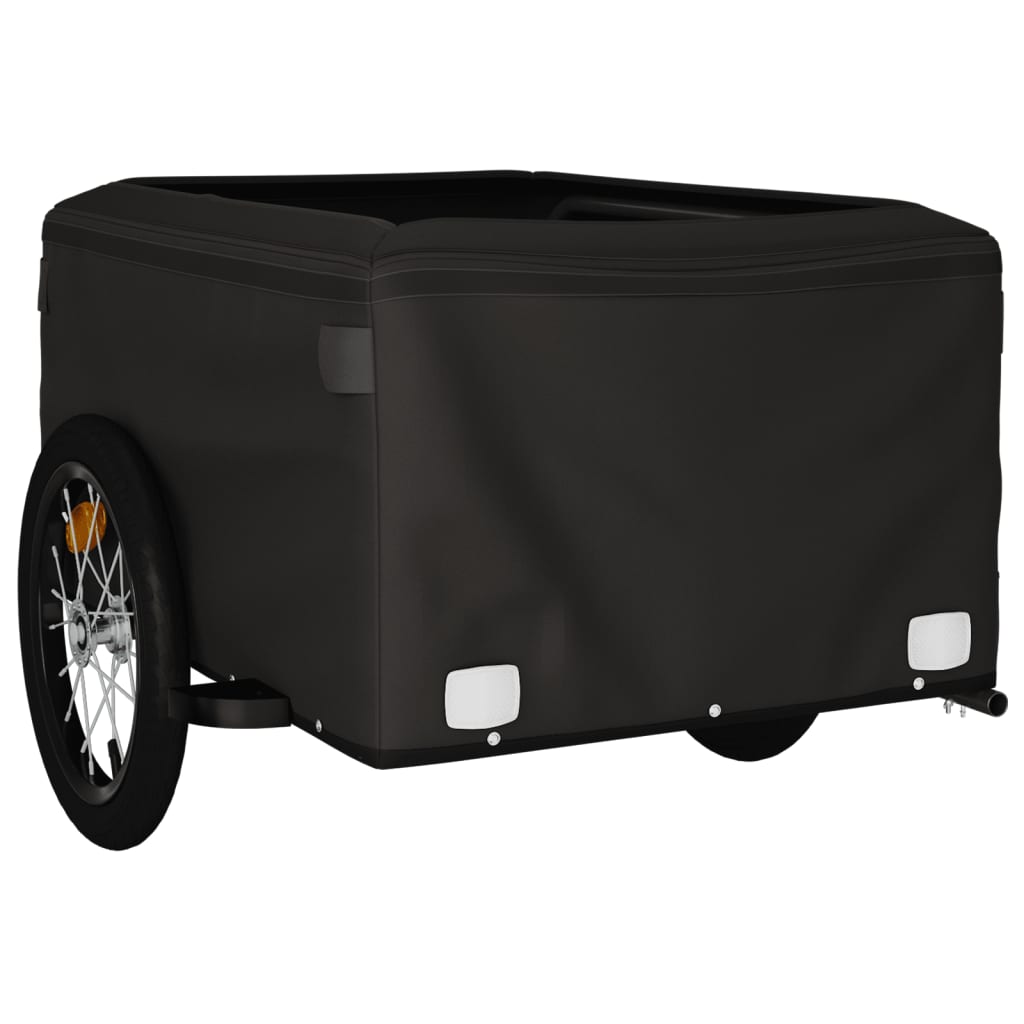 Fahrradanhänger Schwarz Und 45 Kg Eisen