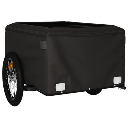 Fahrradanhänger Schwarz Und 45 Kg Eisen