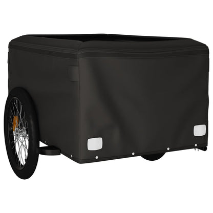 Fahrradanhänger Schwarz Und 45 Kg Eisen