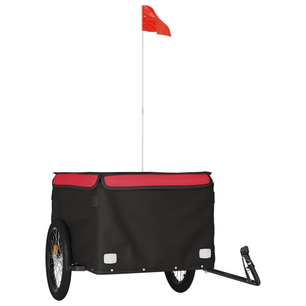 Fahrradanhänger Schwarz Und 45 Kg Eisen