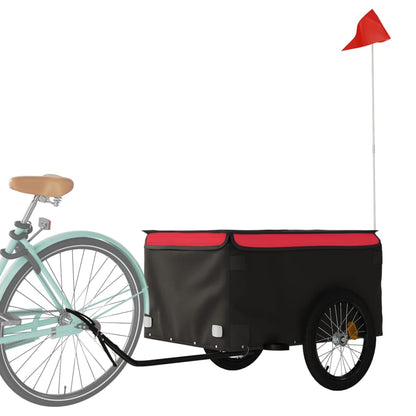Fahrradanhänger Schwarz Und 45 Kg Eisen