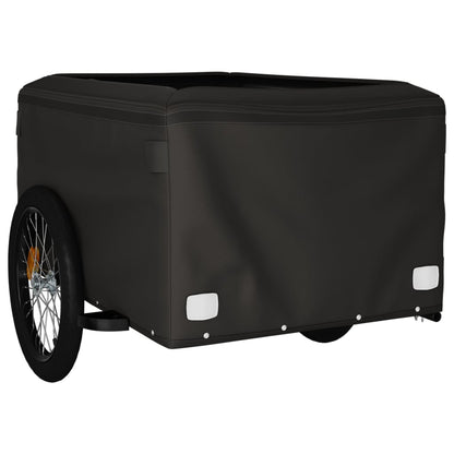 Fahrradanhänger Schwarz Und 45 Kg Eisen
