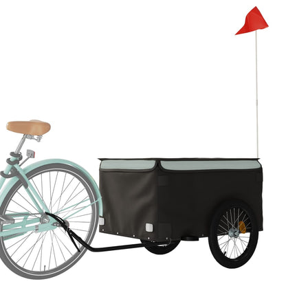 Fahrradanhänger Schwarz Und 45 Kg Eisen