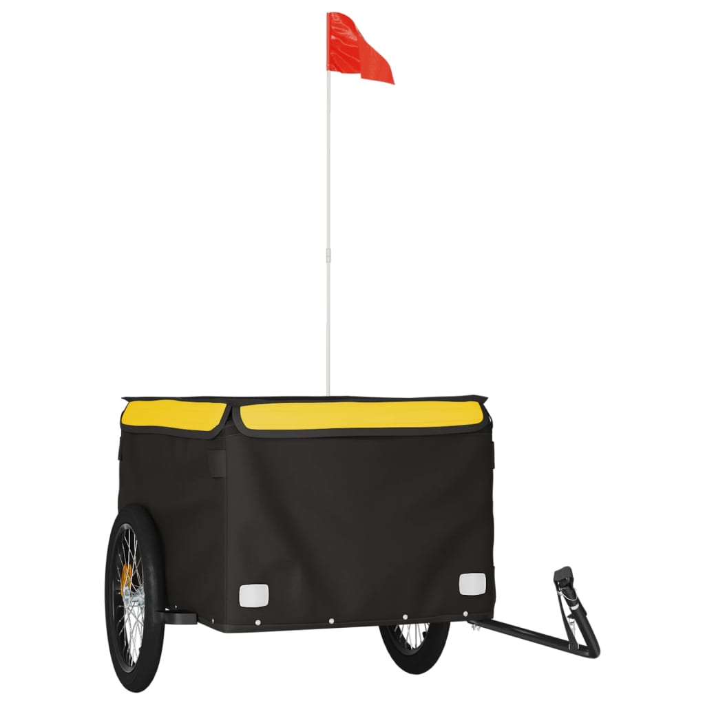 Fahrradanhänger Schwarz Und 45 Kg Eisen