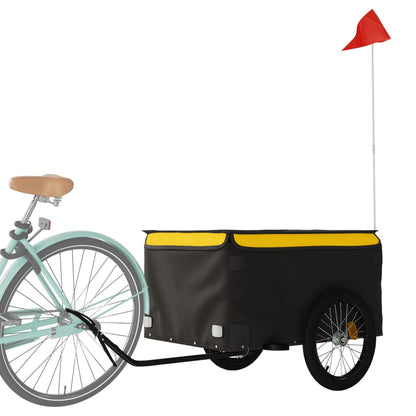 Fahrradanhänger Schwarz Und 45 Kg Eisen