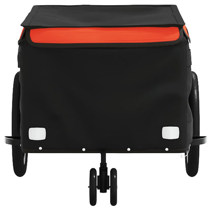 Fahrradanhänger Schwarz Und 30 Kg Eisen