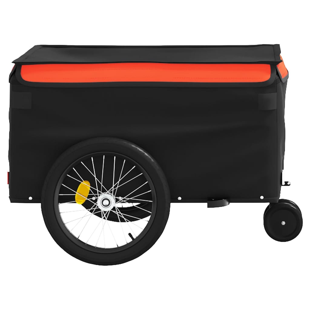 Fahrradanhänger Schwarz Und 30 Kg Eisen