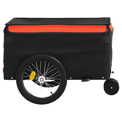 Fahrradanhänger Schwarz Und 30 Kg Eisen
