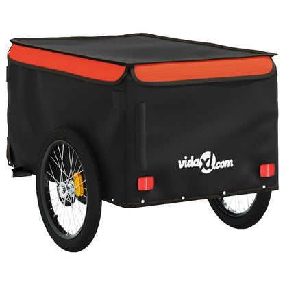 Fahrradanhänger Schwarz Und 30 Kg Eisen