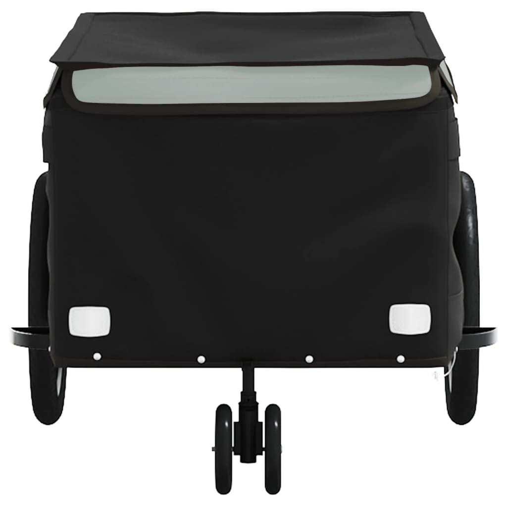 Fahrradanhänger Schwarz Und 30 Kg Eisen