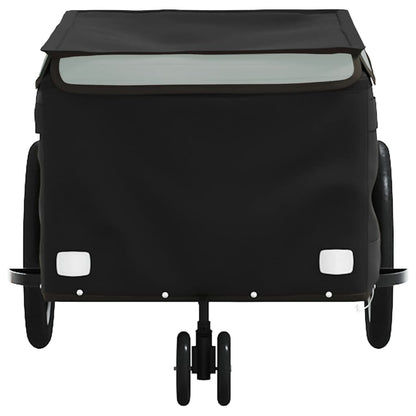 Fahrradanhänger Schwarz Und 30 Kg Eisen
