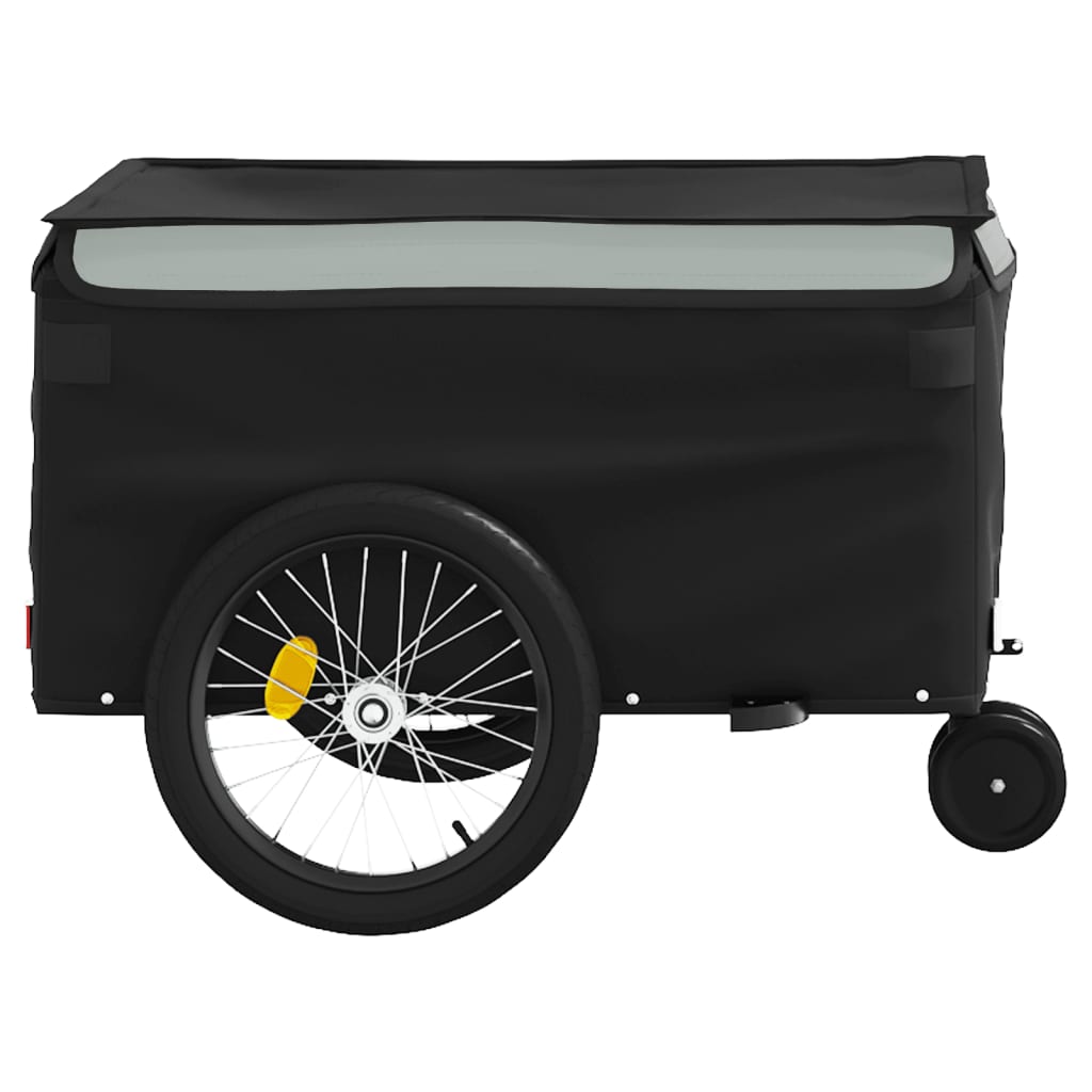 Fahrradanhänger Schwarz Und 30 Kg Eisen