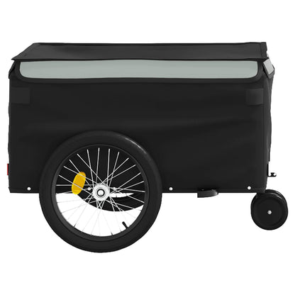 Fahrradanhänger Schwarz Und 30 Kg Eisen