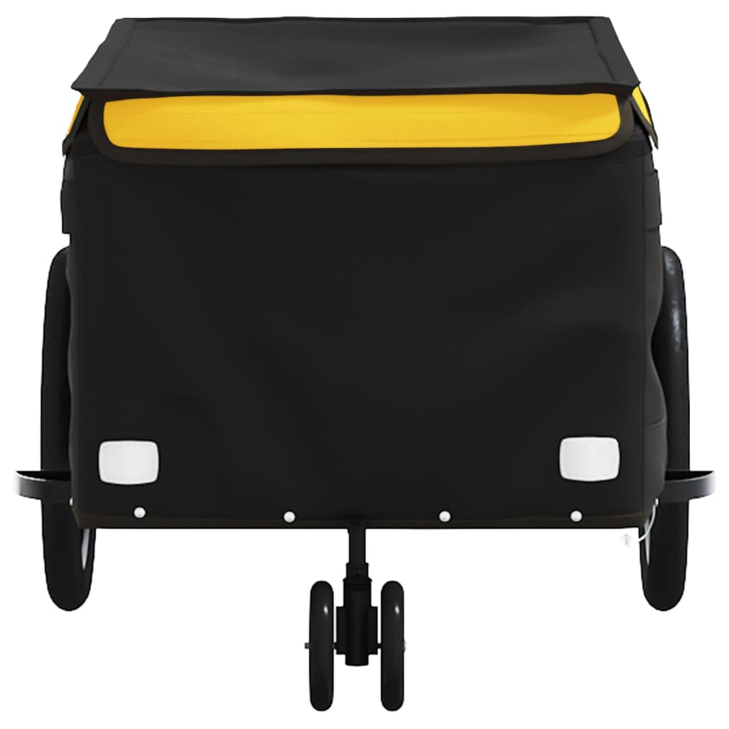 Fahrradanhänger Schwarz Und 30 Kg Eisen