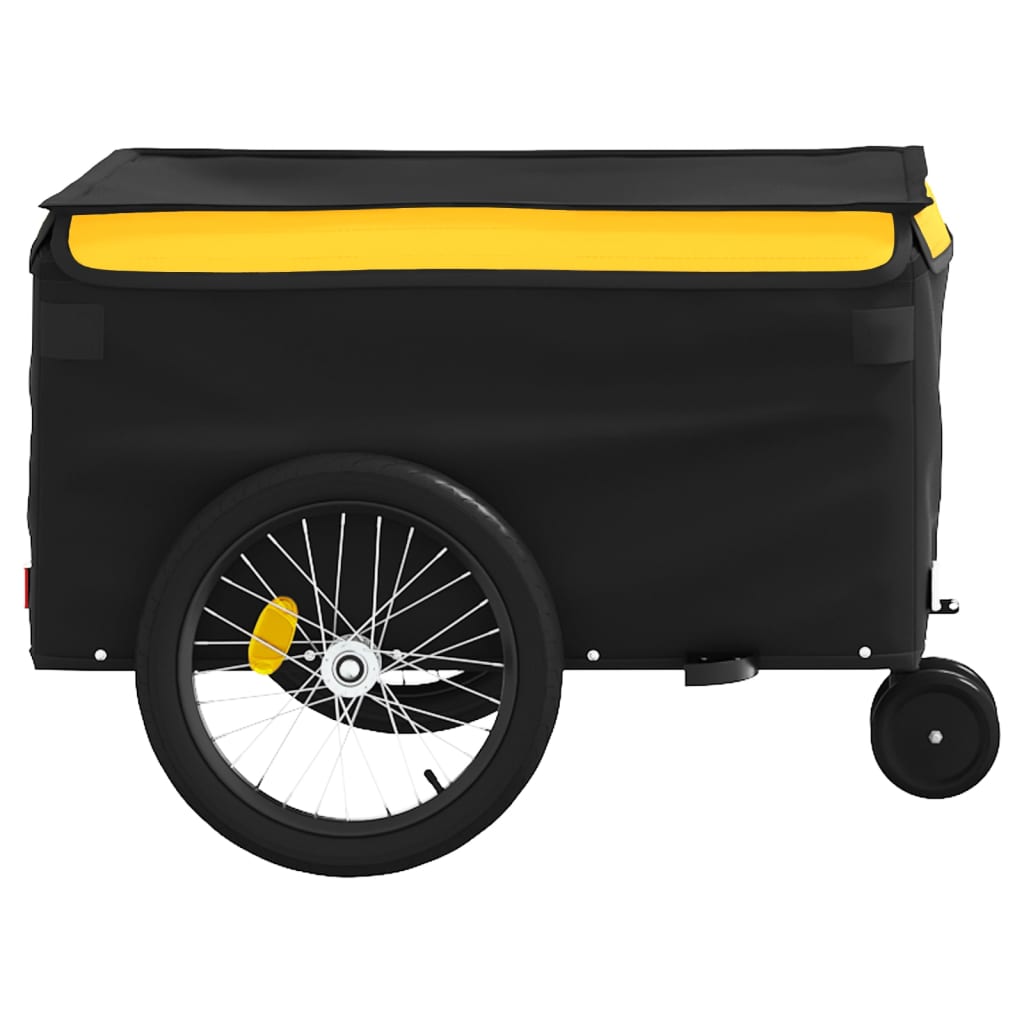 Fahrradanhänger Schwarz Und 30 Kg Eisen