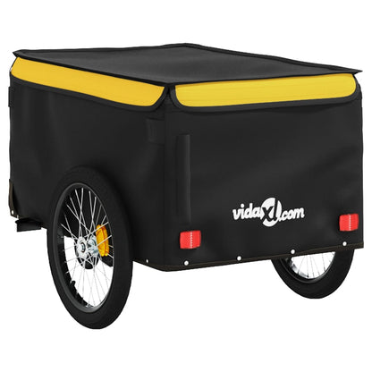 Fahrradanhänger Schwarz Und 30 Kg Eisen