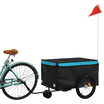 Fahrradanhänger Schwarz Und 30 Kg Eisen