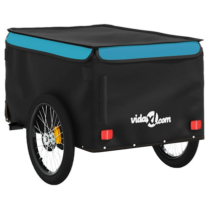 Fahrradanhänger Schwarz Und 30 Kg Eisen