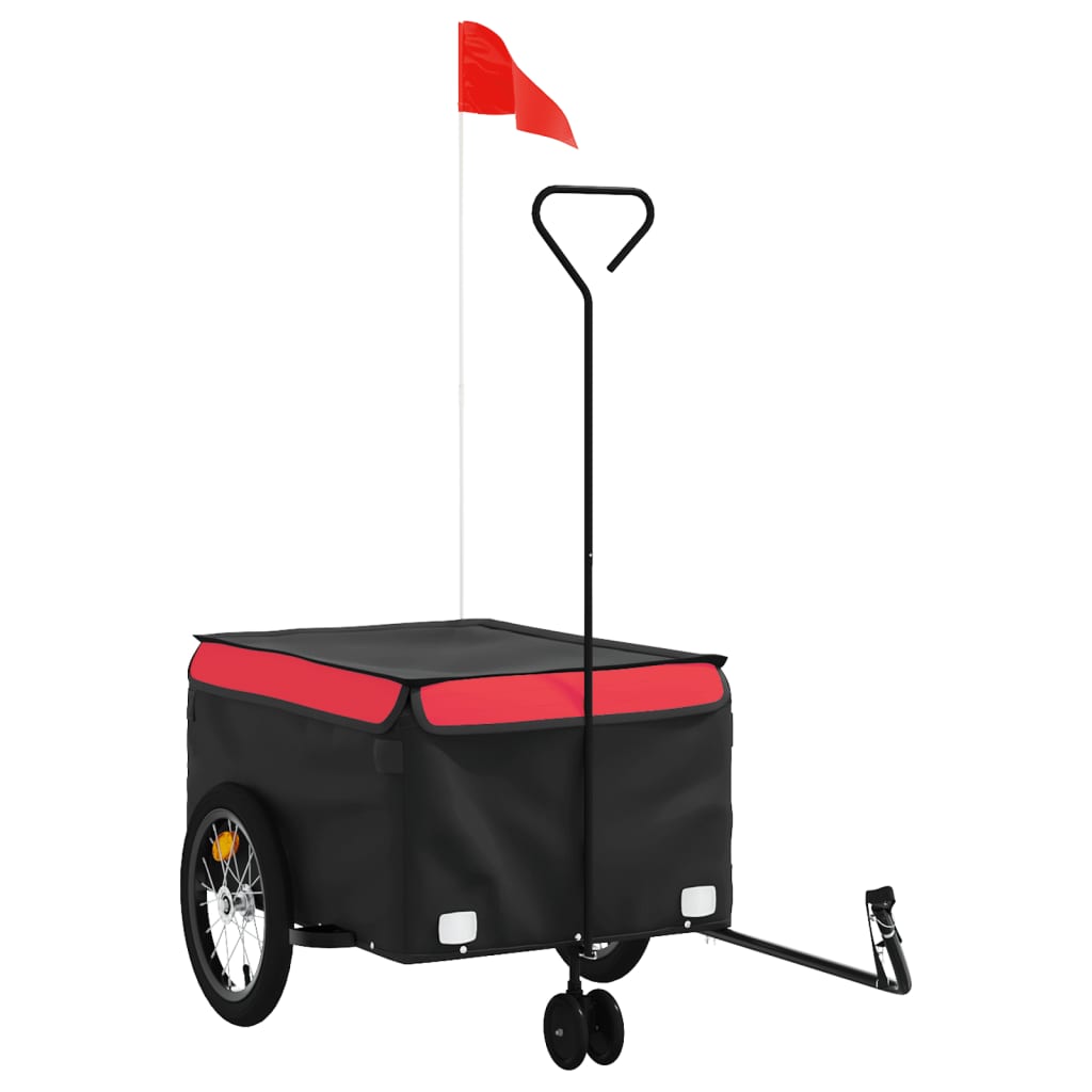 Fahrradanhänger Schwarz Und 45 Kg Eisen