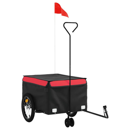 Fahrradanhänger Schwarz Und 45 Kg Eisen