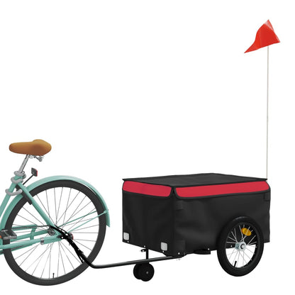 Fahrradanhänger Schwarz Und 45 Kg Eisen