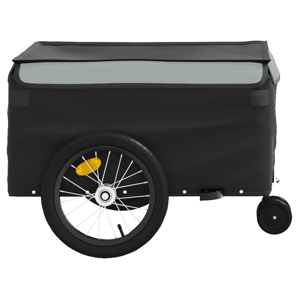 Fahrradanhänger Schwarz Und 45 Kg Eisen