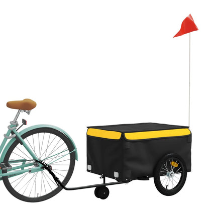 Fahrradanhänger Schwarz Und 45 Kg Eisen