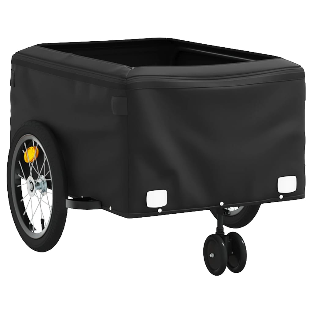 Fahrradanhänger Schwarz Und 45 Kg Eisen