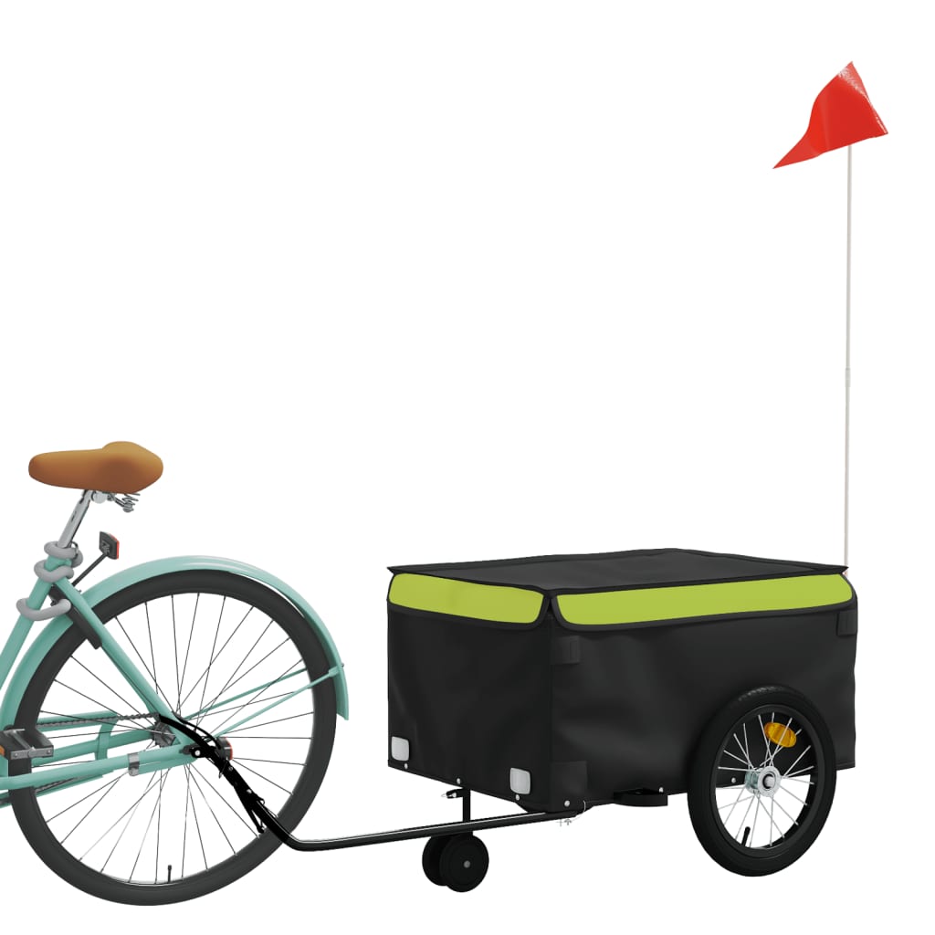 Fahrradanhänger Schwarz Und 45 Kg Eisen