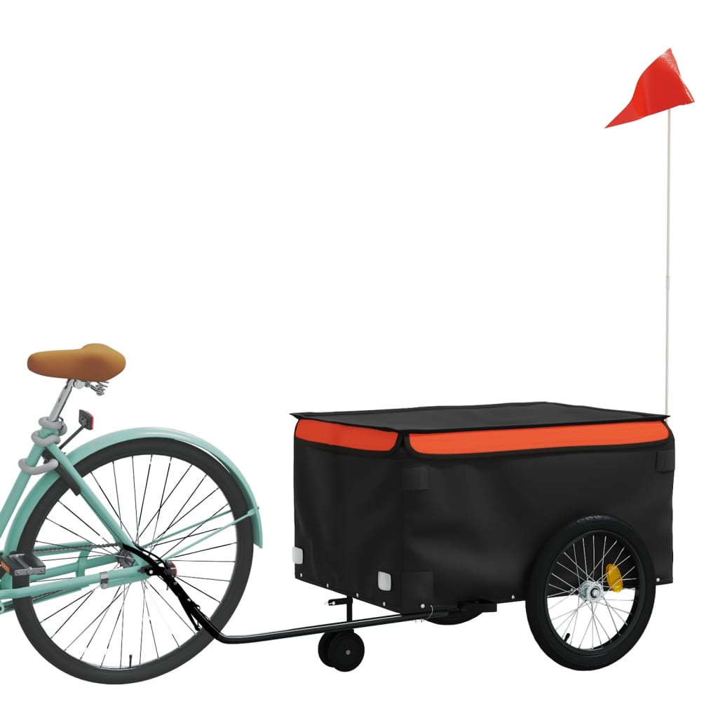 Fahrradanhänger Schwarz Und 45 Kg Eisen