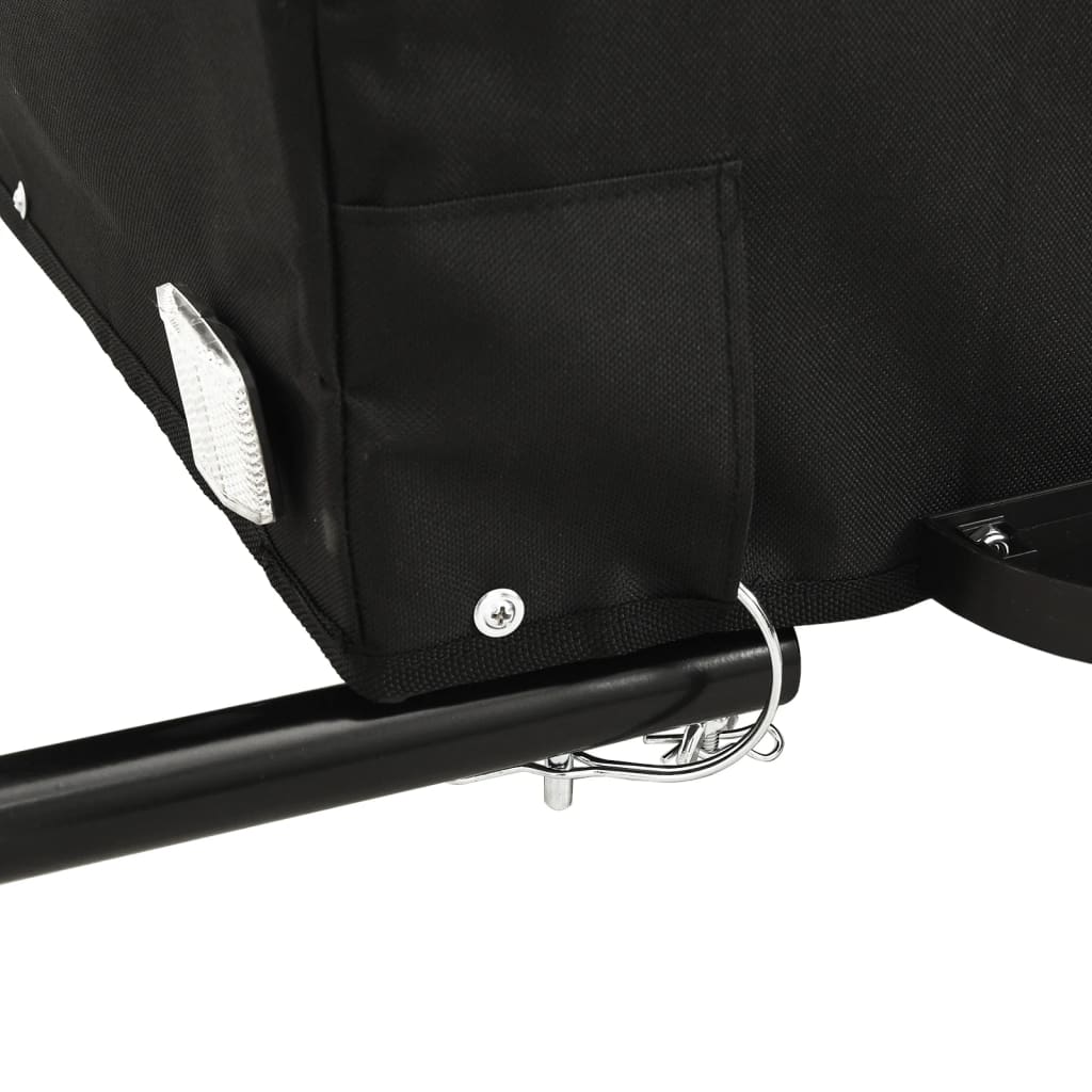 Fahrradanhänger Schwarz Und 45 Kg Eisen