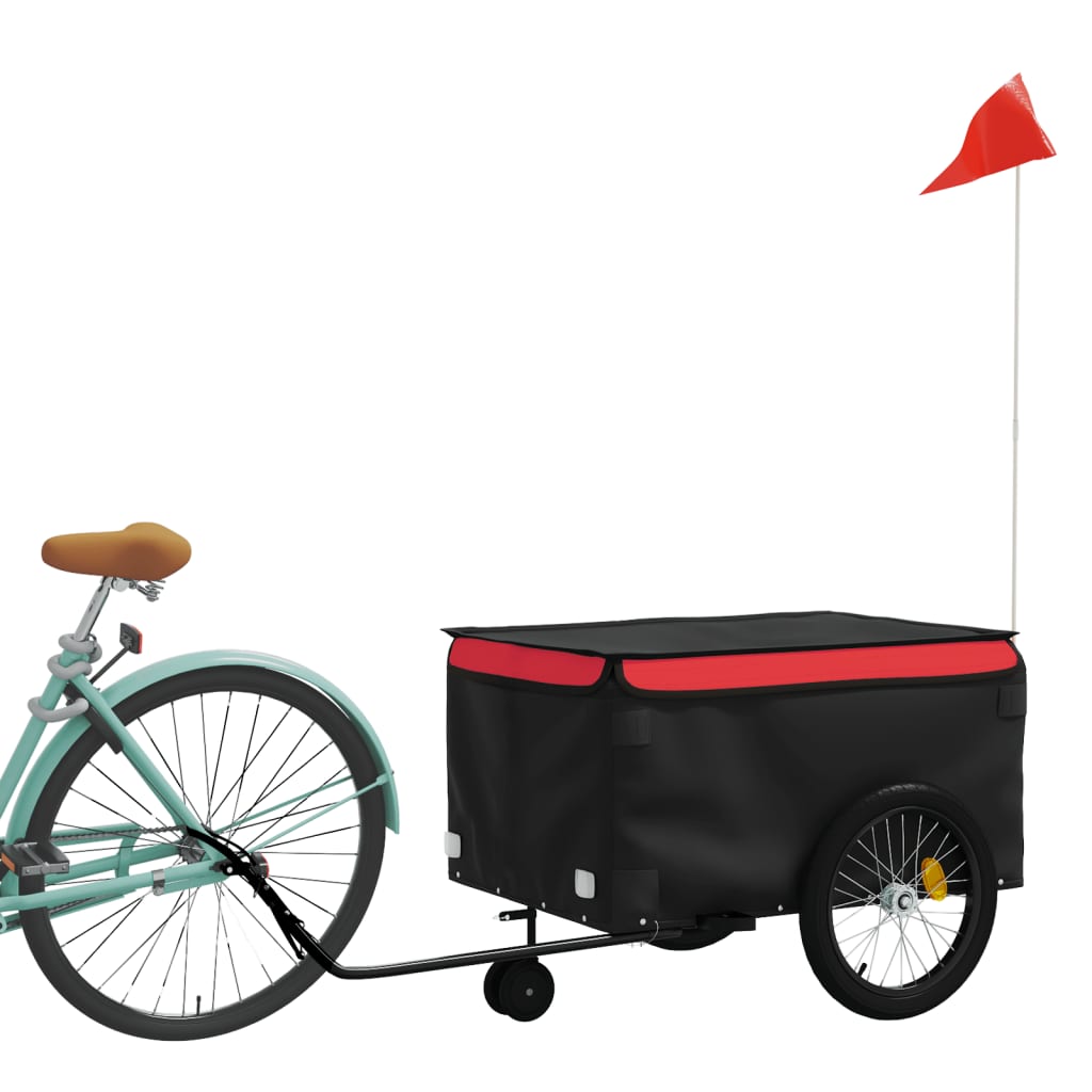 Fahrradanhänger Schwarz Und 45 Kg Eisen