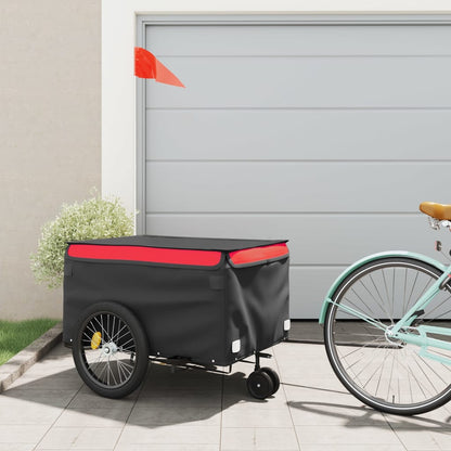 Fahrradanhänger Schwarz Und 45 Kg Eisen
