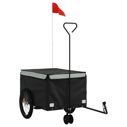 Fahrradanhänger Schwarz Und 45 Kg Eisen