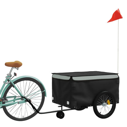 Fahrradanhänger Schwarz Und 45 Kg Eisen