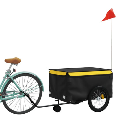 Fahrradanhänger Schwarz Und 45 Kg Eisen