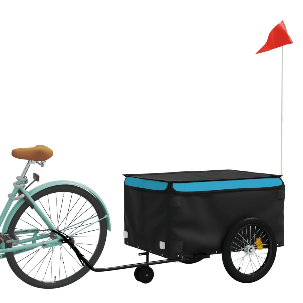 Fahrradanhänger Schwarz Und 45 Kg Eisen