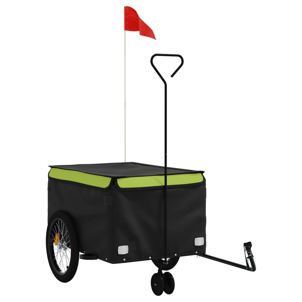Fahrradanhänger Schwarz Und 45 Kg Eisen