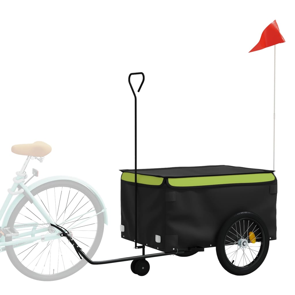 Fahrradanhänger Schwarz Und 45 Kg Eisen