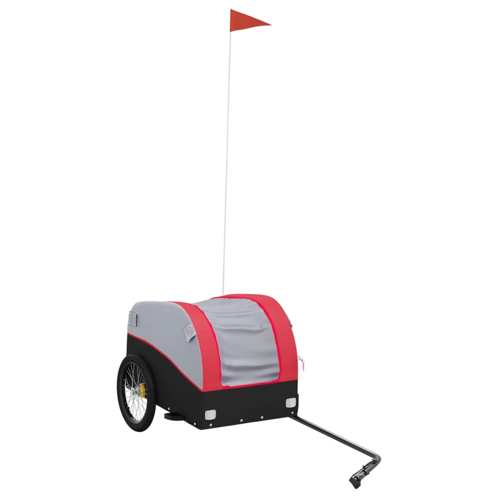 Fahrradanhänger Schwarz Und 30 Kg Eisen