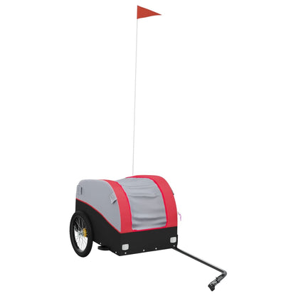 Fahrradanhänger Schwarz Und 30 Kg Eisen